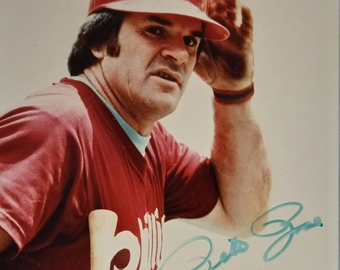 Pete Rose 8x10 Authentic Signed Photo W/ JSA COA - Reds