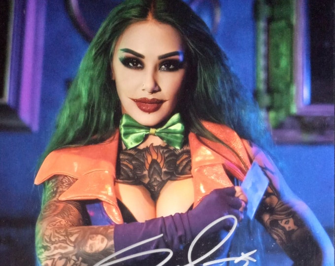 Shotzi Blackheart Authentic Signed 8x10 Photo W/ Lighthouse COA - NxT WWE TnA