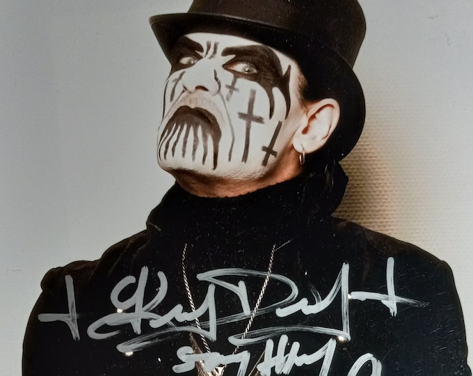 King Diamond Authentic Signed 8x10 Photo W/ JSA Authentication - Mercyful Fate -