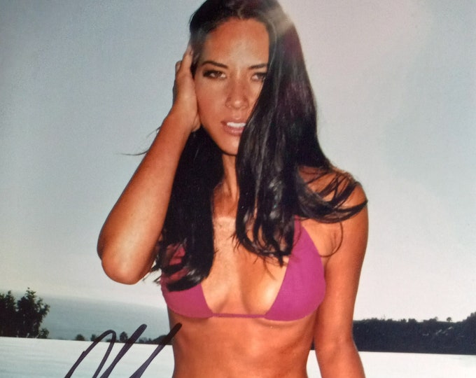 Olivia Munn Authentic Signed 8x10 Photo W/ Lighthouse COA