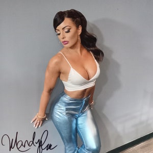 Mandy Rose Authentic Signed 8x10 Photo W/ Lighthouse COA - WWE - NxT - Fans Only