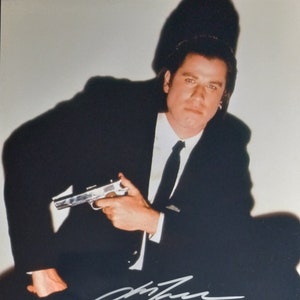 John Travolta Authentic Signed 8x10 Photo W/ Lighthouse COA - Pulp Fiction