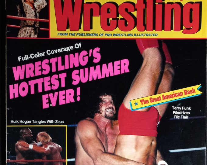 Vintage Flair vs. Funk - I Quit Match Feud - December 1989 Wrestling Magazine