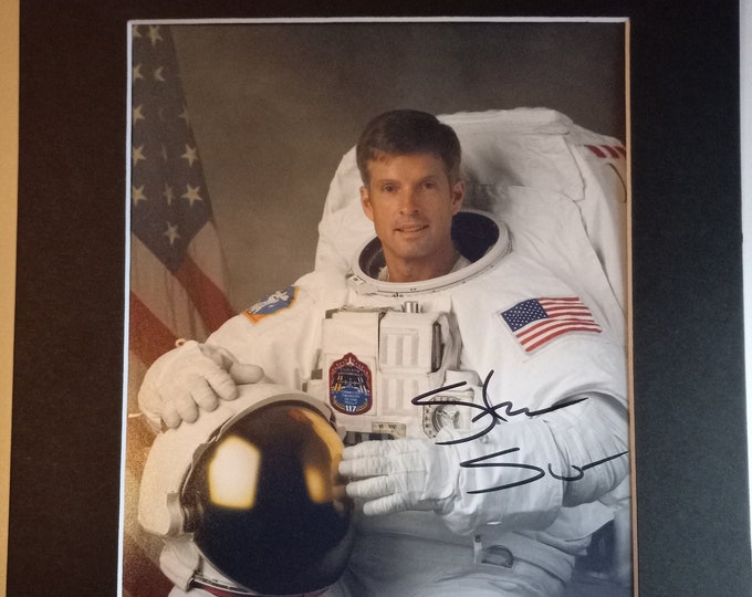 Astronaut Steven Swanson Authentic Signed 8x10 Photo With Custom Frame Ready 11x14 Matting W/ COA - NASA