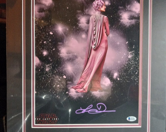 Laura Dern 16"x20" Authentic Signed Frame Ready Matted Display W/ Beckett COA - Star Wars