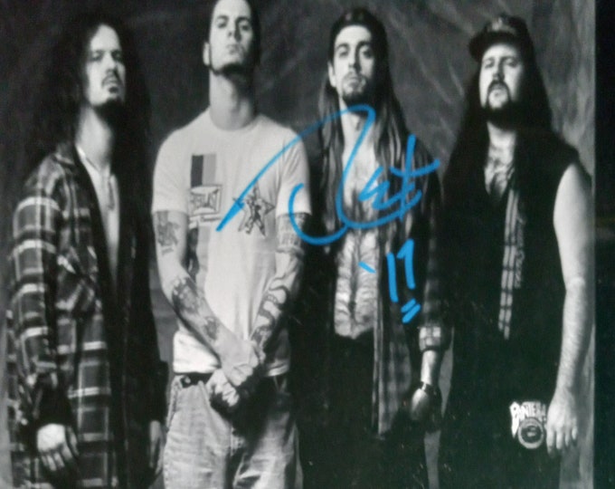 Rex Brown 11x14 Authentic Signed Photo W/ Zobie COA - Pantera