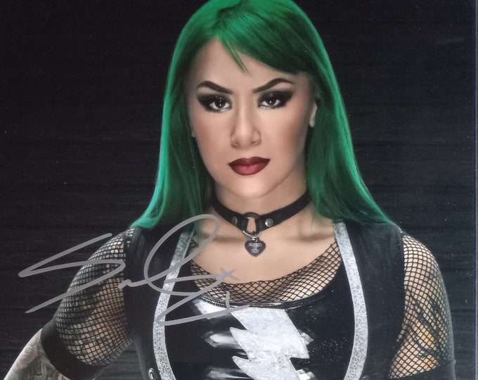 Shotzi Blackheart Authentic Signed 8x10 Photo W/ Lighthouse COA - NxT WWE TnA