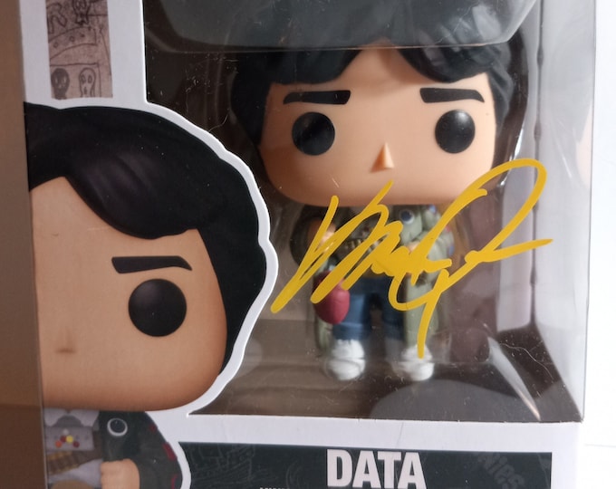 Jonathan Ke Quan Authentic Signed Funko Pop W/ Lighthouse COA - The Goonies - Data