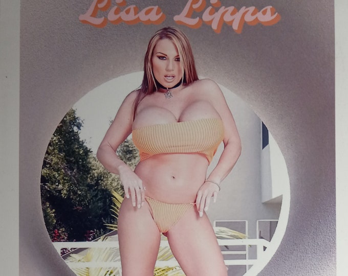 Lisa Lipps 8.5x11 Authentic Signed Photo W/ 3rd Party Authentication - Adult Film Star Legend