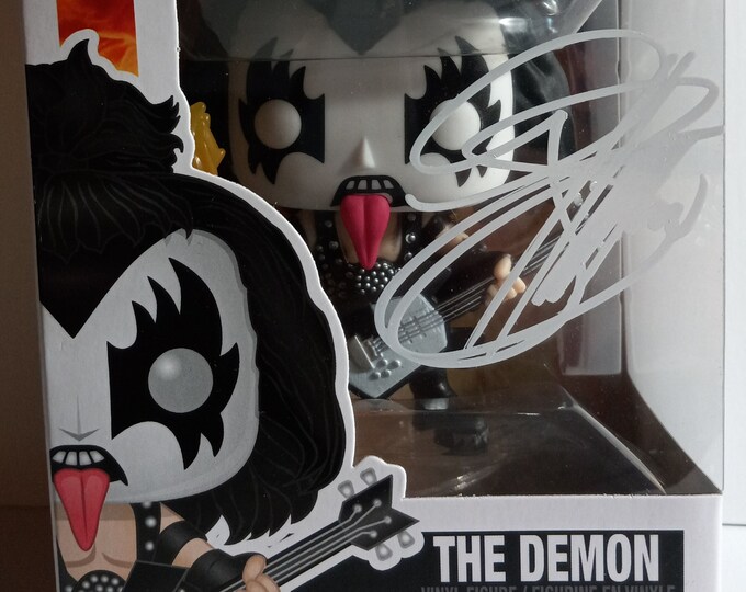 Gene Simmons Authentic Signed Funk Pop #121 - RARE - W/ COA - KISS - The Demon