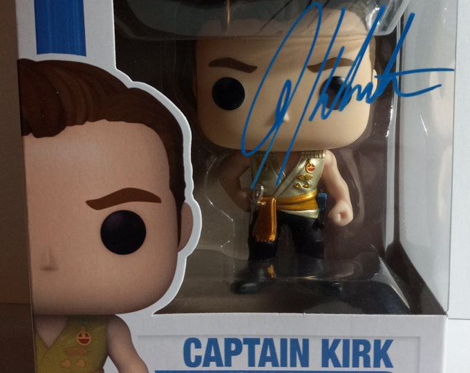 William Shatner Authentic Signed Funko Pop #1138 With Lighthouse COA - Captain James T. Kirk - Star Trek