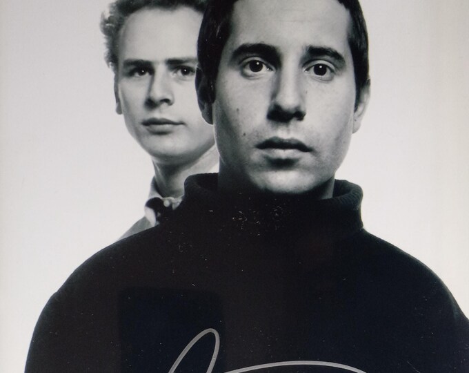 Paul Simon Authentic Signed B&W Photo W/ 3rd Party Authentication