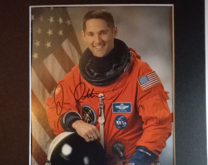 Astronaut John Dutton Authentic Signed 8x10 Photo With Custom Frame Ready 11x14 Matting W/ COA - NASA