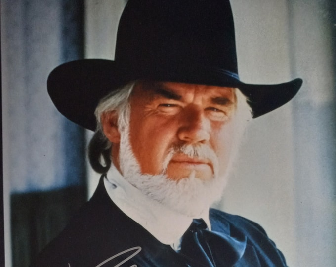 Kenny Rogers 11x14 Authentic Signed Photo W/ 3rd Party Authentication - Country Music Legend (d.2020) - The Gambler