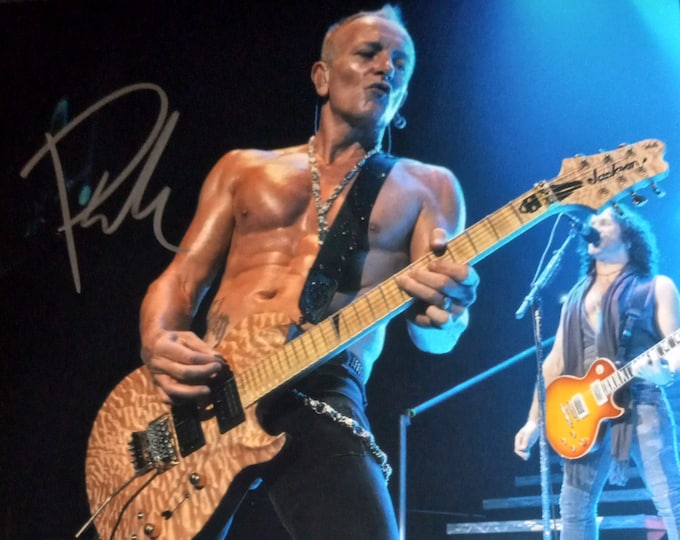 Phil Collen Authentic Signed 8x10 Photo W/ COA - Def Leppard