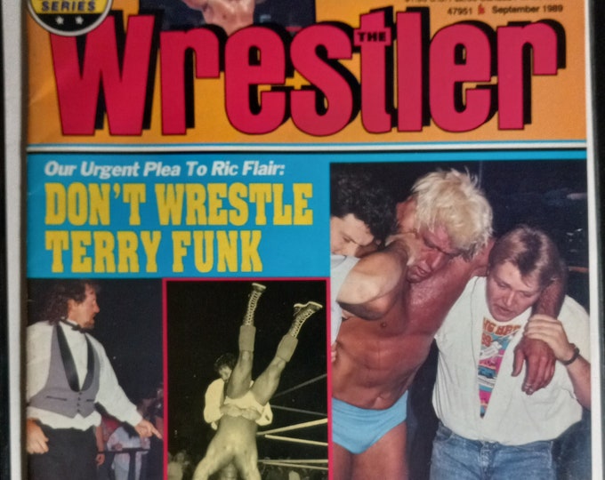 1989 Flair vs. Funk Vintage Wrestling Magazine Sept. 1989 - I Quit Match