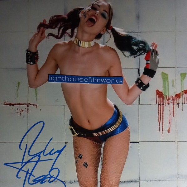 Photo authentique signée Riley Reid 20 x 10 cm avec authentification A1COA - Étoile adulte
