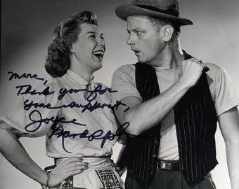 Joyce Randolph Authentic Signed 8x10 Photo W/ COA - The Honeymooners - Inscribed: "Marc, Thank You For Your Support"