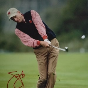 Jim Furyk 8x10 authentisches signiertes Foto mit JSA COA