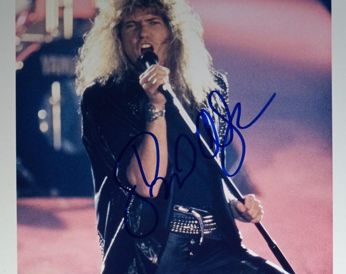 David Coverdale Authentic Signed 8.5" x 11" Autographed Photo W/ 3rd Party Authentication - Whitesnake