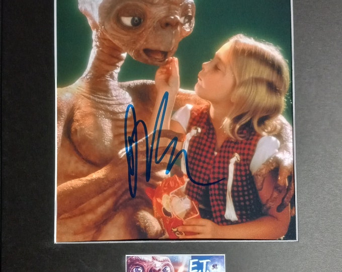 Drew Barrymore Authentic Signed 8x10 Photo With Custom 11x14 Frame Ready Matting + 3rd party Authentication - "ET"
