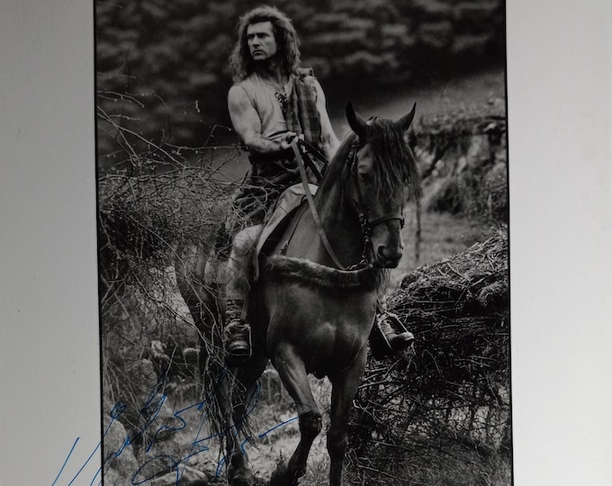 Mel Gibson Authentic Signed 8x10 Photo W/ A1COA - Braveheart - William Wallace