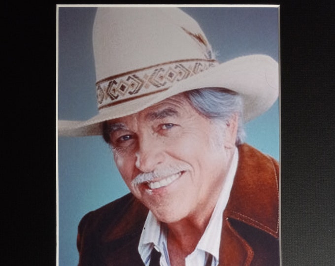 Howard Keel Authentic Signed Card With An 8x10 Photo Inside Of An 11x14 Frame Ready Display + 3rd Party Authentication - Dallas - Clayton