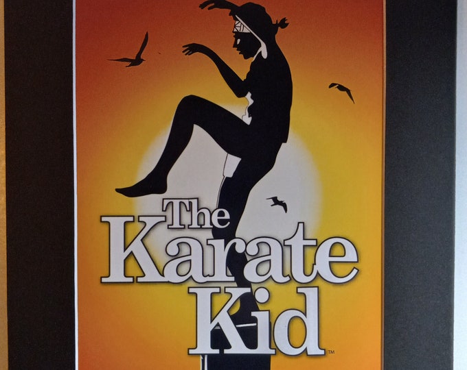 11x14 Unsigned Karate Kid Custom Frame Ready Display