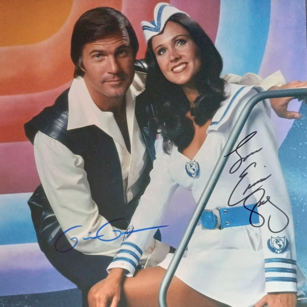 Gil Gerard & Erin Gray Authentic Dual Signed 11x14 Photo With Custom Frame Ready Matting Display + COA - Buck Rogers