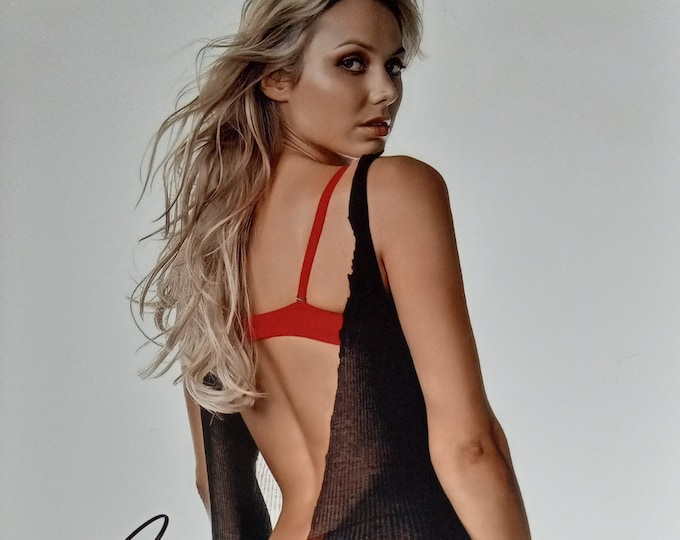 Stacy Keibler Authentic Signed 8x10 Photo W/ Lighthouse COA - WWE WCW