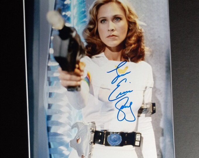 Erin Gray Authentic Signed 8x10 Photo With Custom Frame Ready Matting Display + COA - Buck Rogers