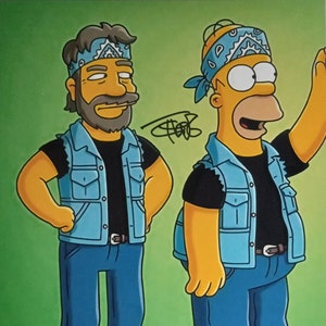 Tommy Chong 8x10 Authentic Signed Photo W/ JSA COA - The Simpsons