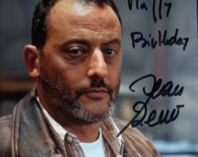 Jean Reno Authentic Signed 8x10 Photo W/ Lighthouse COA Authentication - Inscribed "Happy Birthday"