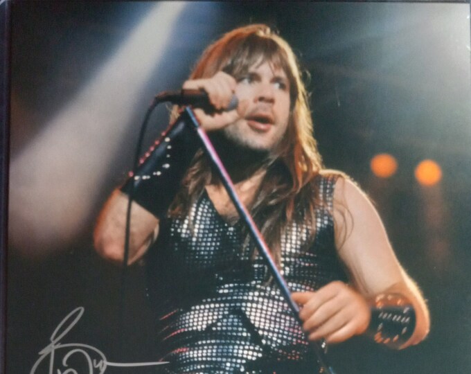 Bruce Dickinson 11x14 Authentic Signed Photo W/ COA - Iron Maiden