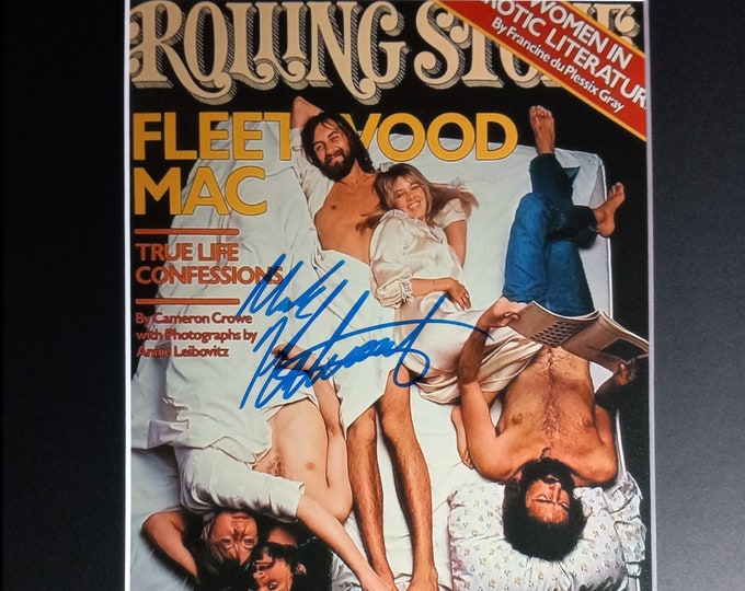 Mick Fleetwood 8x10 Authentic Signed Photo With An 11x14 Frame Ready Matting + 3rd party Authentication - Fleetwood Mac