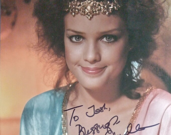 Old Captain's "To Josh" Personalized Authentic Signed 8x10 Photo W/ Lighthouse COA - Melody Anderson - Flash Gordon