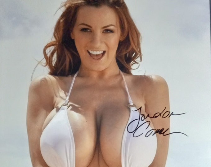 Jordan Carver Authentic Signed 8x10 Photo W/ A1COA - Model