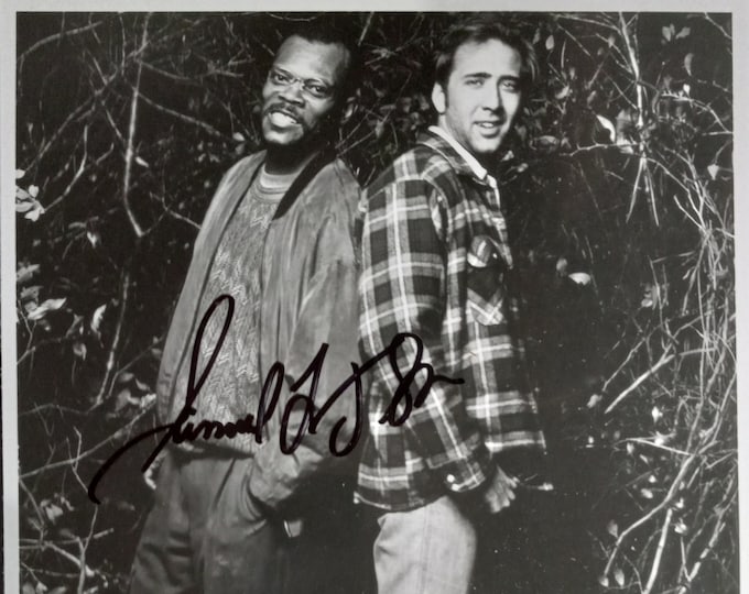 Samuel L. Jackson 7.5x8.5 Authentic Signed Photo W/ A1COA - Amos & Andrew