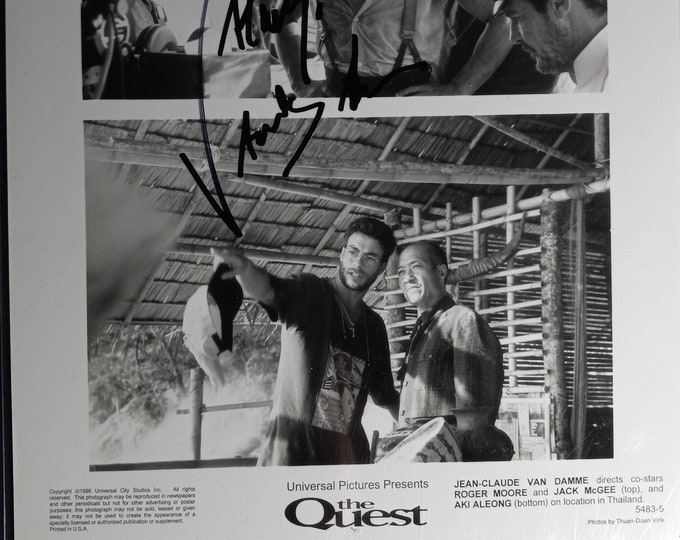 Jean-Claude Van Damme Authentic Signed 8x10 Photo W/ A1COA - The Quest