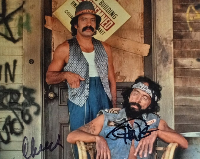 Cheech & Chong 8x10 Authentic Dual Signed Photo W/ JSA Sticker