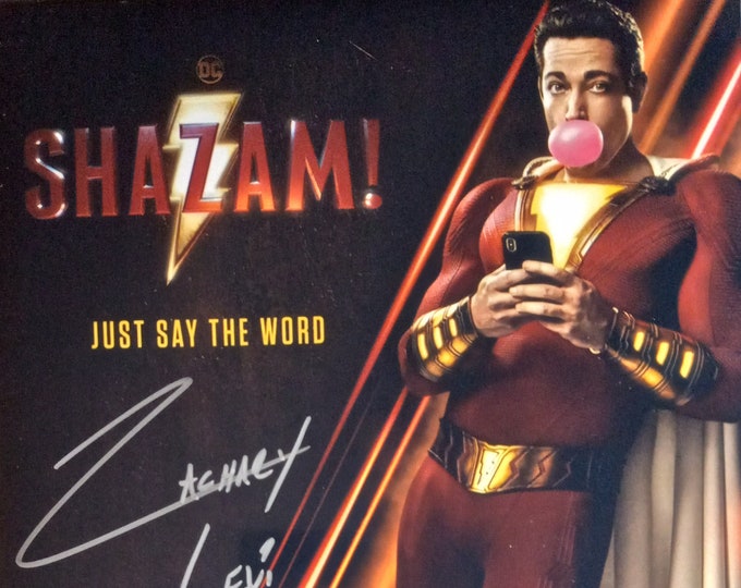 Zachary Levi Authentic Signed 8x10 Photo W/ COA - Shazam!