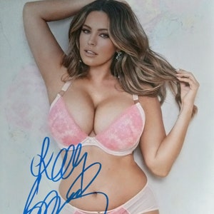 Kelly Brooke Authentiek Ondertekend 8x10 Foto W/ Lighthouse COA - Model & Actrice