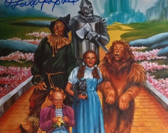 Wizard Of Oz 11x14 Authentic Cast (X3) Signed Photo W/ JSA COA