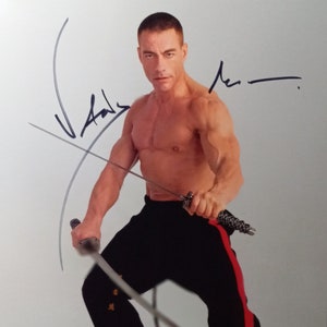 Jean-Claude Van Damme Authentic Signed 8x10 Photo W/ 3rd Party Authentication -
