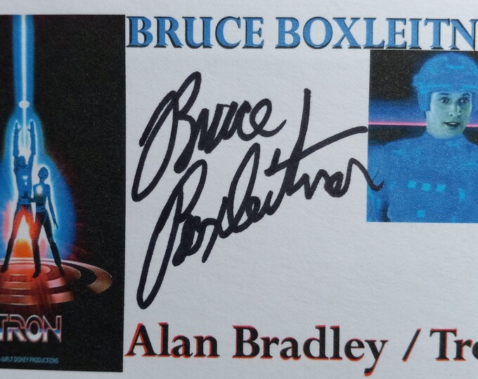 Bruce Boxleitner 3x5 Authentic Signed Index Card - Tron