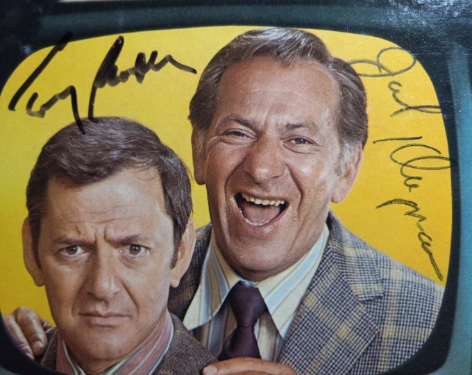 Jack Klugman & Tony Randall Authentic Dual Signed "Odd Couple" LP W/ Beckett Authentication (RARE)