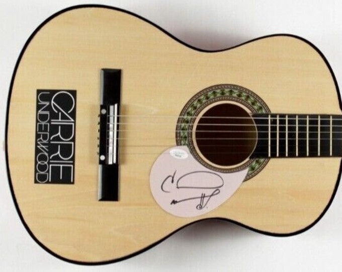 Carrie Underwood Full Size Authentic Signed 38" Acoustic Guitar W/ JSA COA