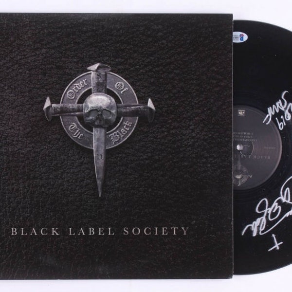 Zakk Wylde Authentic Signed Double LP W/ Beckett Authentication - Black Label Society