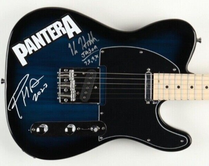 Phil Anselmo & Kane Hodder Signed Guitar W/ JSA COA - Pantera + Jason Voorhees