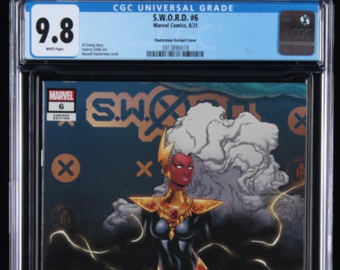 S.W.O.R.D.  Vol. 2 Issue #6B Marvel D.C. Comic Book Dauterman Variant Cover - Graded (CGC) 9.8